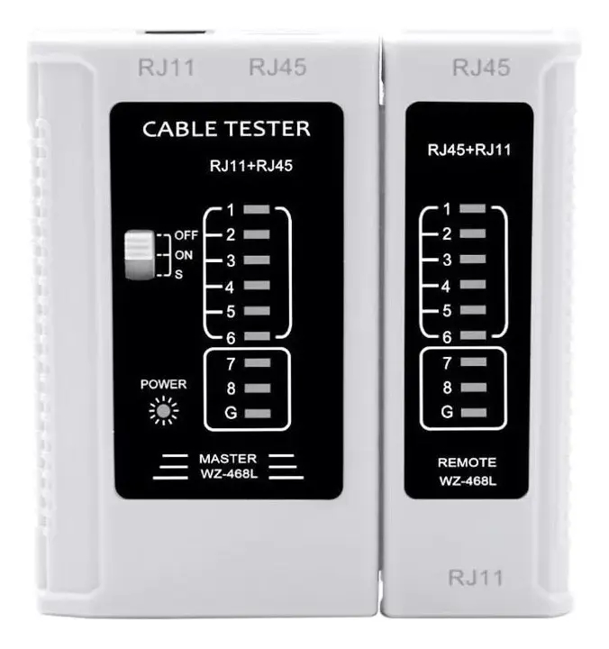 LAN Cable Tester for RJ45 UTP Network and RJ11 Cables