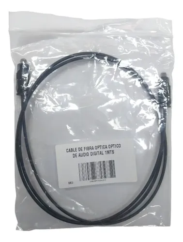 Cable De Audio Digital Optico 1 Metro Sonido De Calidad