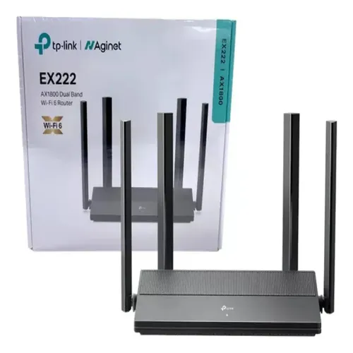Router Tp-link Ex222 Dual Band Wifi 6 Ax1800 Gigabit
