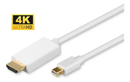 Cable Mini Display Port Dp Macho A Hdmi Macho 1080p 4k Blanco