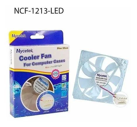 12 cm/12 x 12 PC Case Cooling Fan with LED Lighting