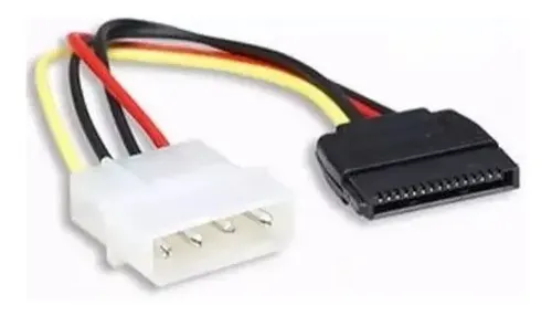 Cable Energia Poder Power Adaptador Molex A Sata 4 Pines