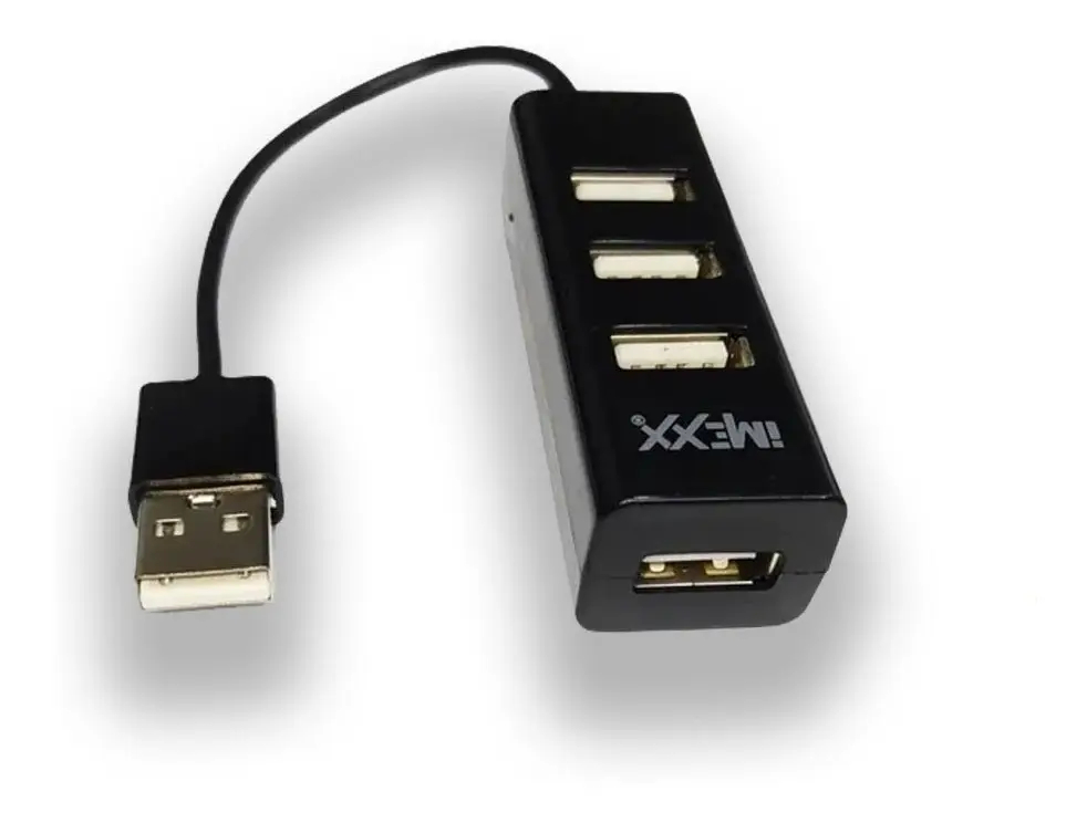 Portable 4-Port USB Hub, 1 x 4