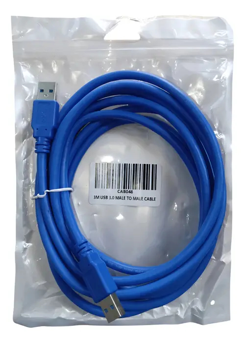 Cable Usb Cable 3.0 3m Macho Macho Azul Azul