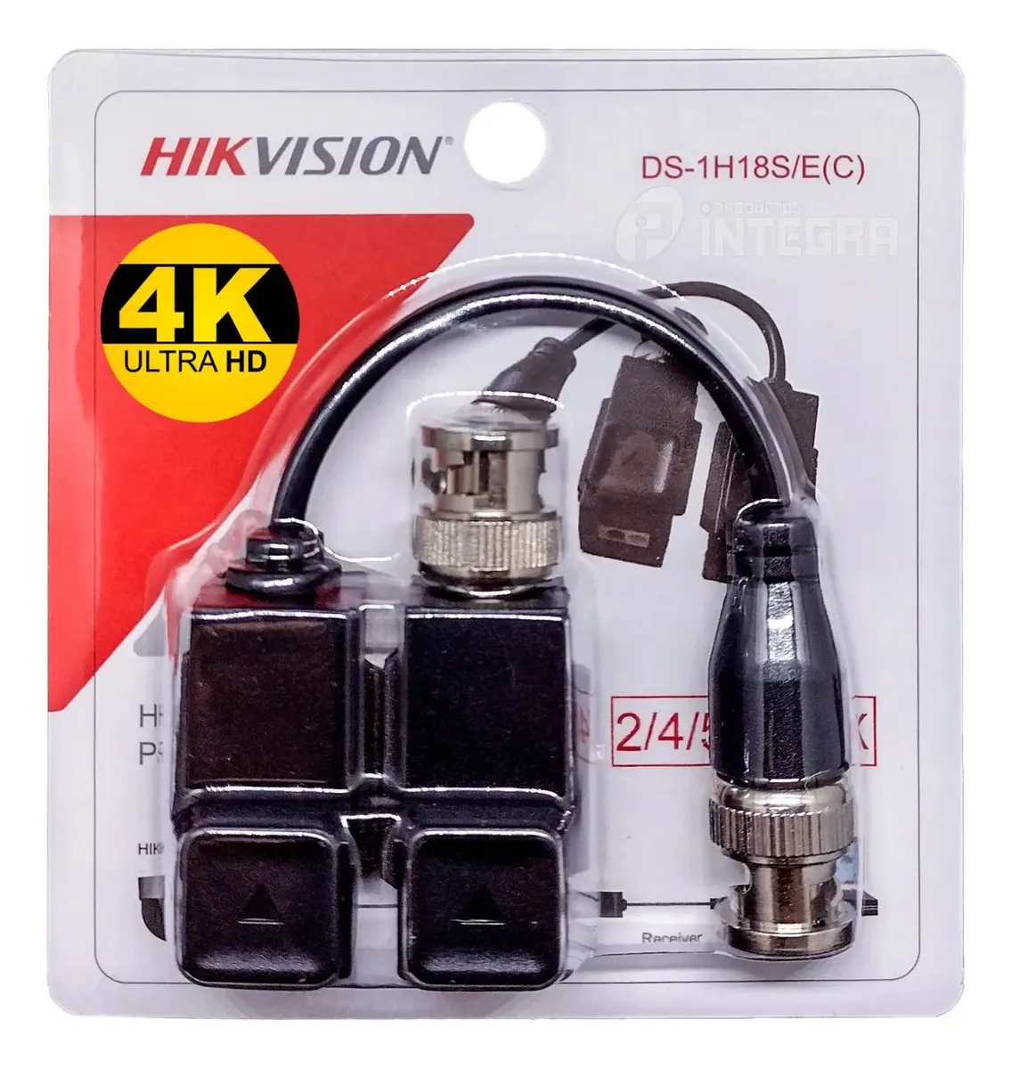 Pair of Hikvision Passive CCTV HD/HDTVI/HDCVI/AHD UTP Baluns