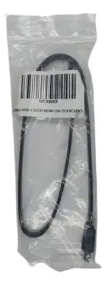 Cable Sata Datos Disco Duro Quemadora Dvr Pc Cd Case Cctv Negro