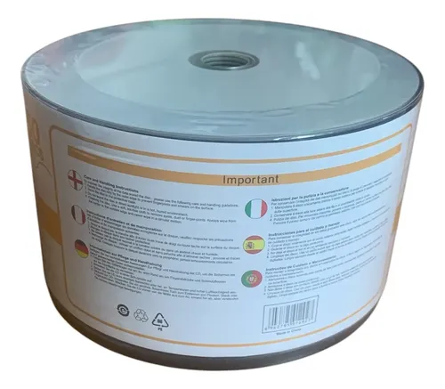 Dvd Virgen Base Blanco Printable Ronc 4.7 Gb/120min 16 X