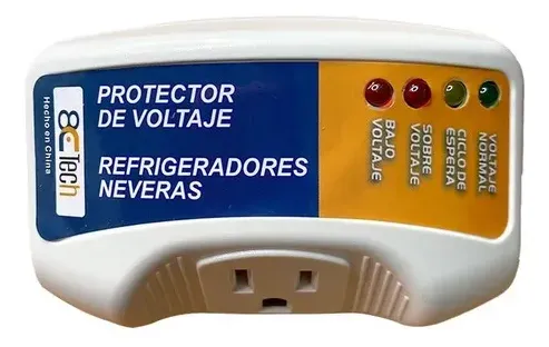 Protector De Voltaje 110v Congelador Frezer Enfriador D Agua Blanco