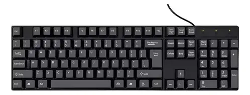 Combo Teclado Y Mouse Alambrico T19b Usb Compatible Windows Negro