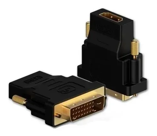 Adaptador Convertidor Dvi 24+1 Pines Macho A Hdmi Hembra Pc