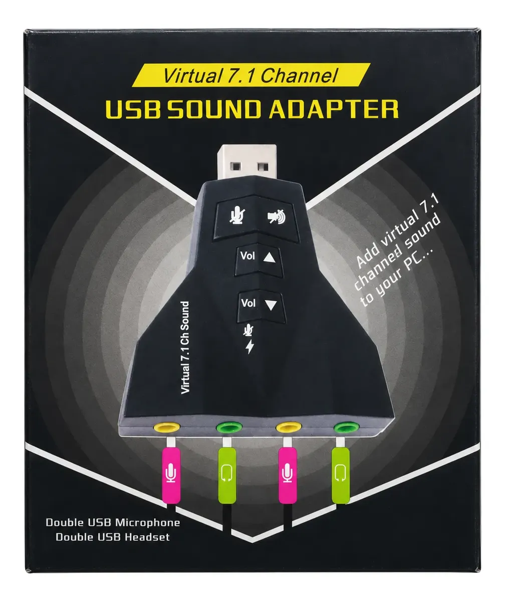 External USB Virtual 7.1 3D Sound Card