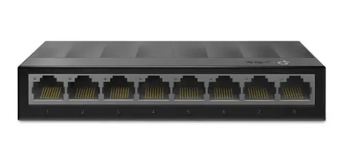 Switch 8 Puertos Ls1008g Gigabit Tp-link Litewave Negro