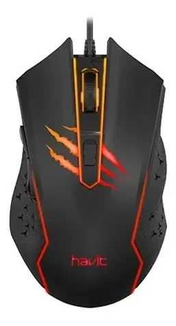 Mouse Gamer Havit Hv-ms1027 6 Botones Negro