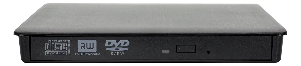 Lector Externo Dvd Y Cd Usb Compatible Con Windows 11 Y Mac Negro