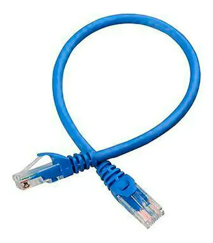 Patch Cord 1ft 30cm Cat6 Utp Rj45 100% Cobre