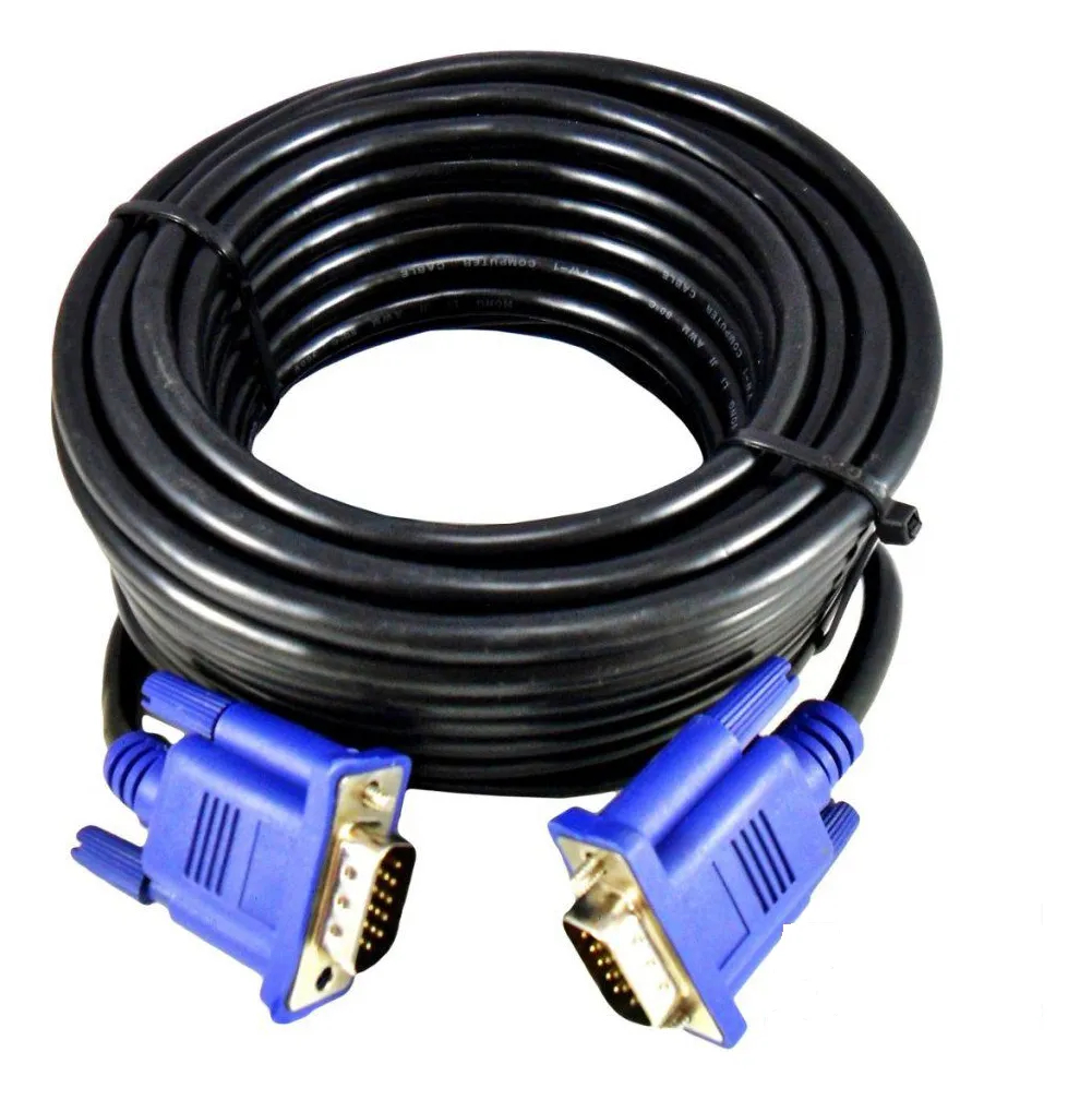 Cable De Video Vga Macho 5 Metros 15 Pines Monitor Tv Pc Dvr