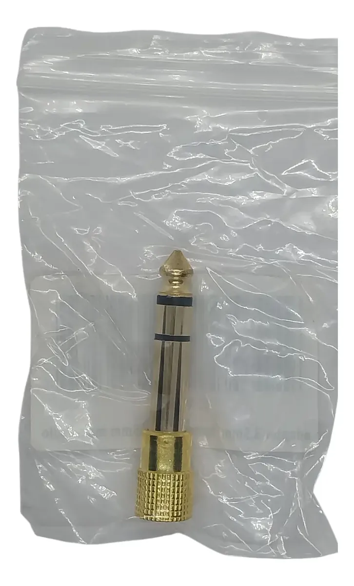 3.5 mm Female Mini Jack to 6.35 mm Male Stereo Plug Adapter