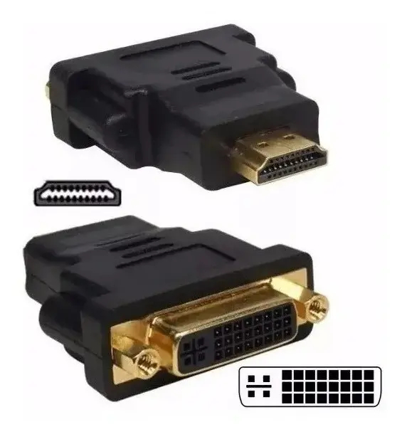 DVI 24+5-Pin Female to HDMI Male Converter Adapter