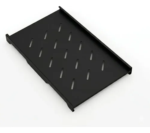 Bandeja Negro 19x12 Para Rack Ventilada 19 X 12 1u Redes Dvr Negro