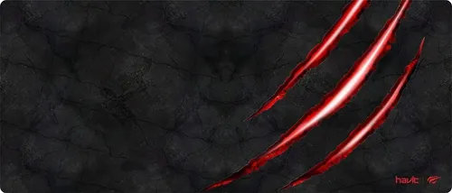 Mouse Pad Gaming Havit 70 X30cm Gaming Largo Material Grueso Negro