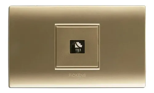Toma De Telefono De Pared Sencilla Pickens Rj11 Rj12