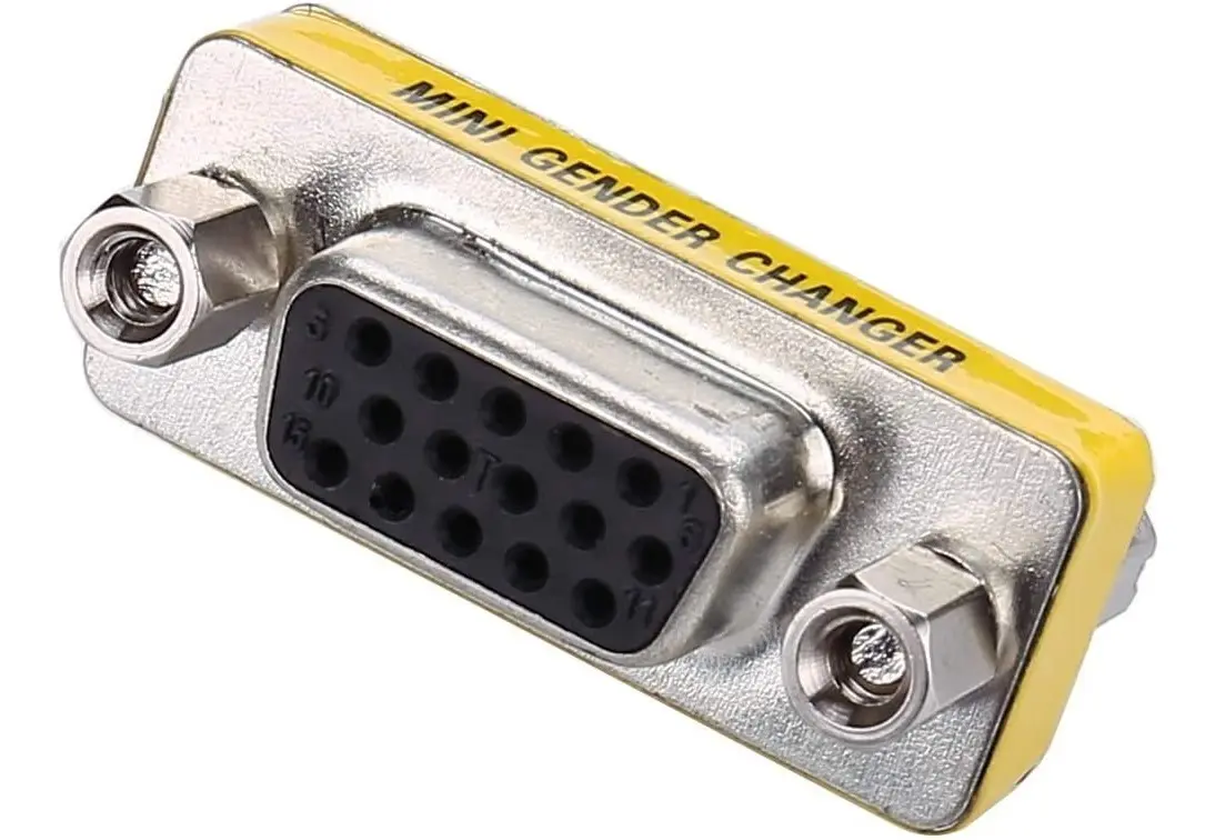 VGA Female-to-Female Gender Changer Coupler