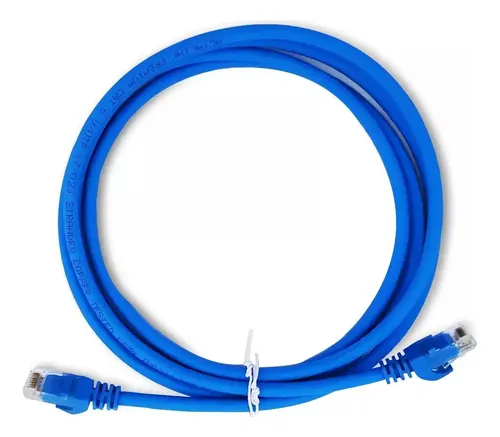 Cable De Red Patch Cord Utp De 2mts 2 Metros Cat6 Cat 6