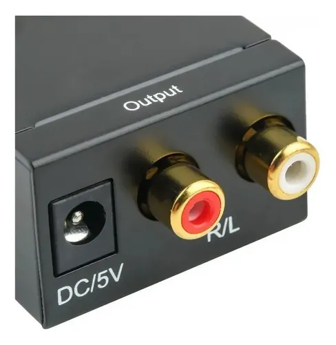 Convertidor Coaxial U Optico A Rca Con Energia 5v