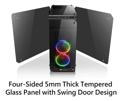 Case Gaming Thermaltake Atx Rgb Negro