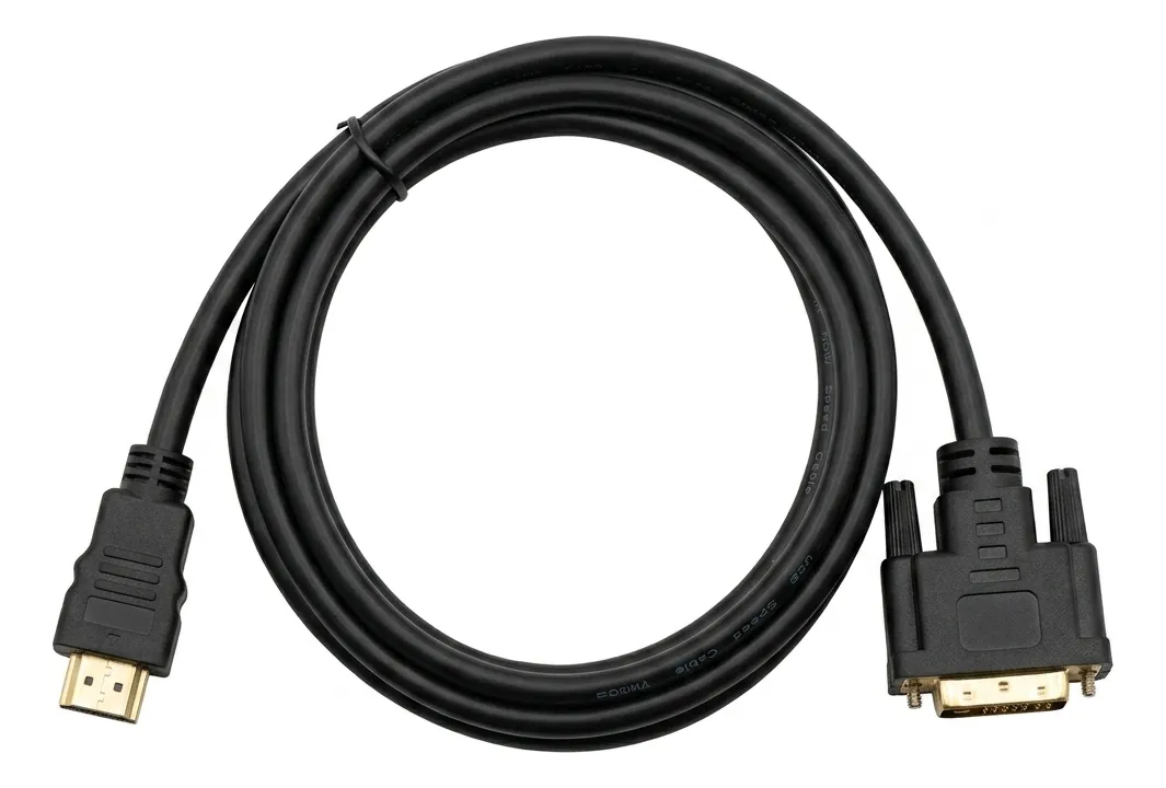 HDMI to DVI-D 24+1 Digital Adapter Cable for TV and Monitor, 1.5 m