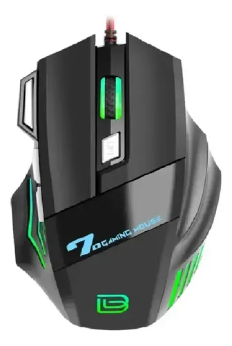 Mouse G5 Alambrico Rgb Negro Gamer Usb Negro