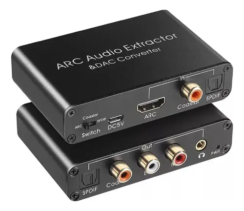 Extractor De Audio Arc Hdmi Av Audio Digital-analogo