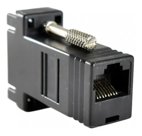 Extensor Adaptador Vga Macho A Rj45 Hembra 20 Metros