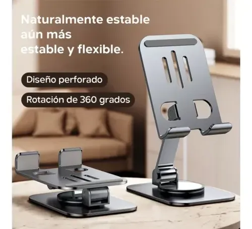 Base Soporte De Mesa Celular Ajustable Escritorio Telefono