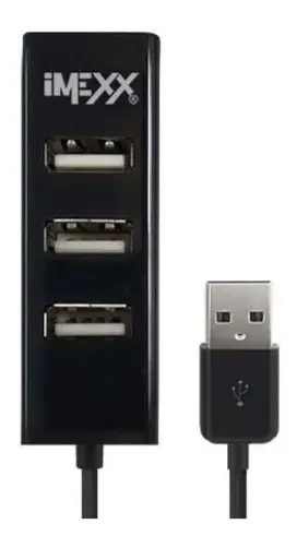 Portable 4-Port USB Hub, 1 x 4