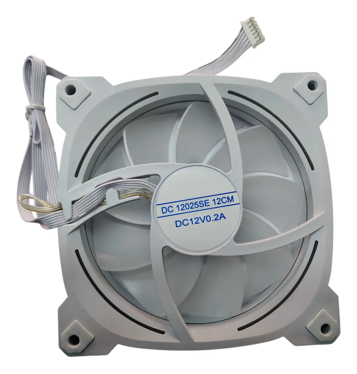 Fan Cooler Ventilador Para Case Gamemax 12v Blanco 6 Pin