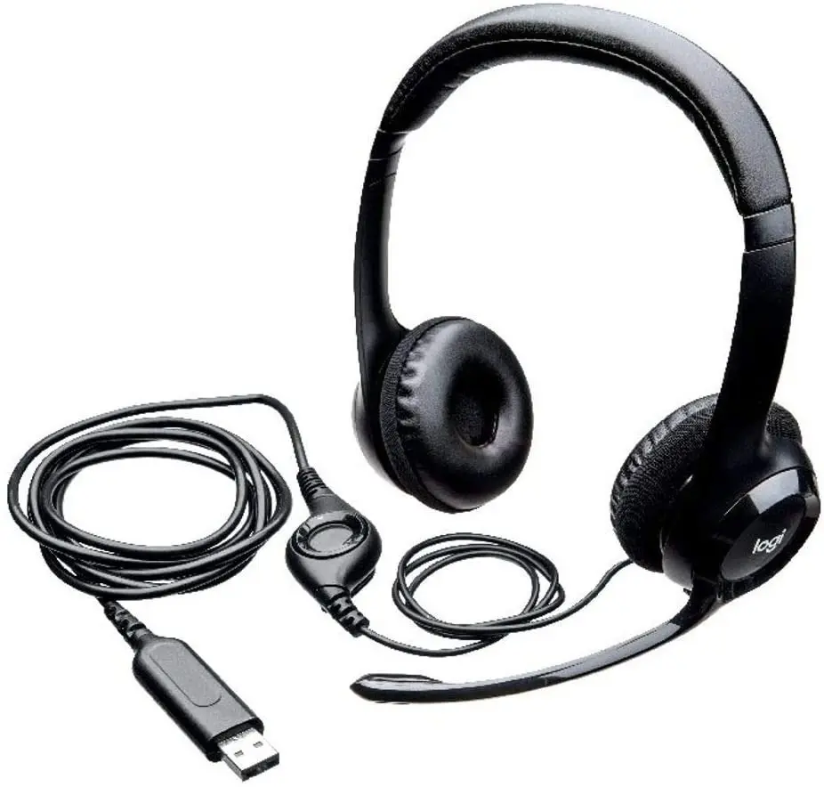 Audifonos Con Micrófono De Cable Usb Logitech H390 Pc Laptop