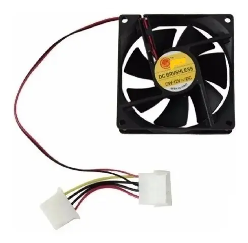 Fan Cooler Ventilador Case Pc 8 X 8 Cm Maxpower 12v 4 Pines
