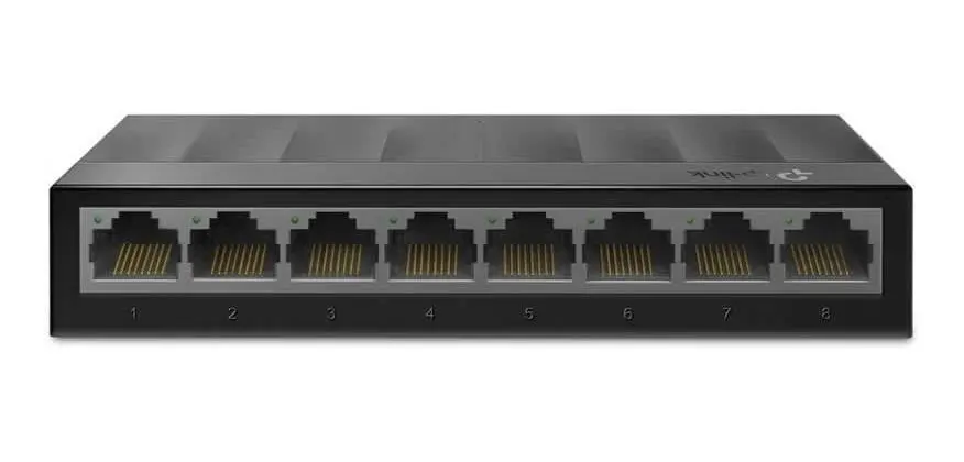Switch 8 Puertos Ls1008g Gigabit Tp-link Litewave Negro