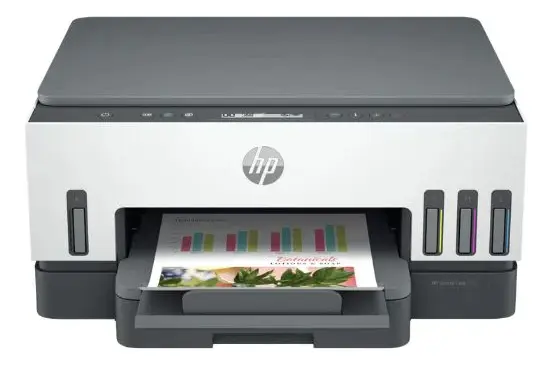Impresora Multifuncion Hp Smart Tank 720 Tinta Continua Wifi Blanco