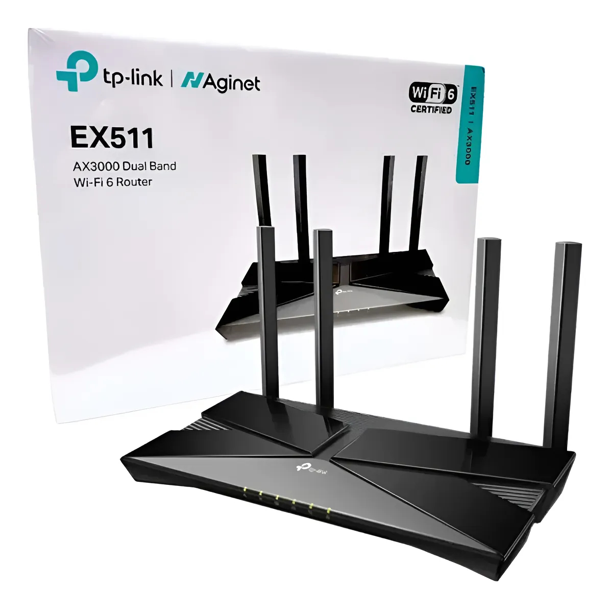TP-Link EX511 AX3000 Mesh Dual-Band Fiber Optic Wi-Fi Router