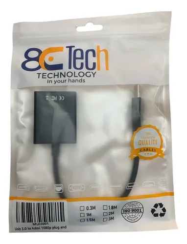 Convertidor Usb 2.0 O 3.0 A Hdmi 1920 * 1080