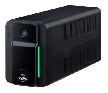 Ups Apc 700va Usb 4 Tomas Respaldo Bateria 360w Tienda Fisic Negro