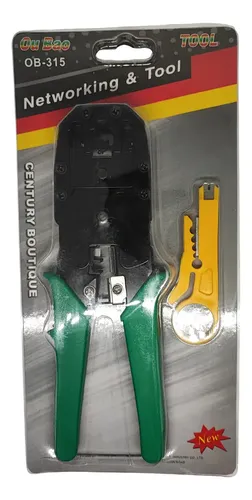 Crimpeadora Ponchadora Rj45 Rj12 Rj11 3 En 1 Profesional