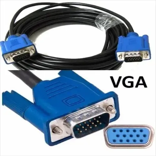 Cable De Video Vga Macho 5 Metros 15 Pines Monitor Tv Pc Dvr