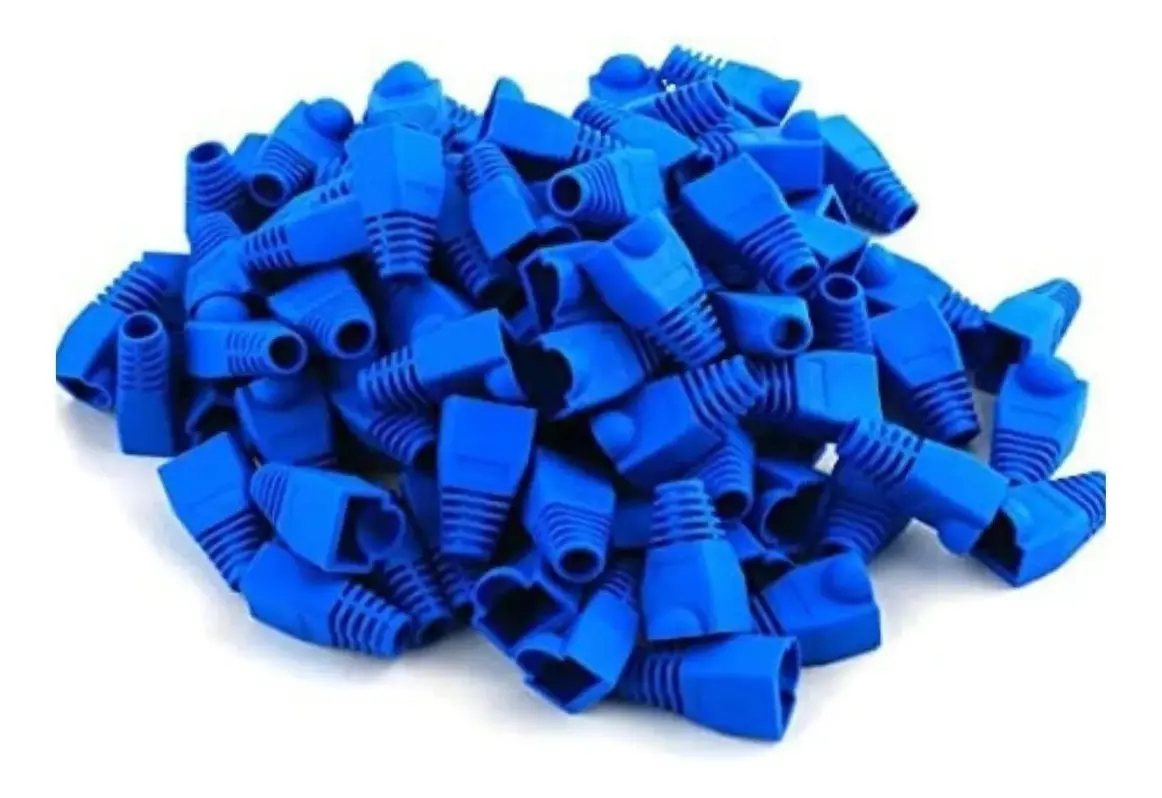Bota Para Rj45 Bolsa X 100 Unidades Azul