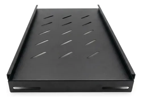 Bandeja Negro 19x12 Para Rack Ventilada 19 X 12 1u Redes Dvr Negro