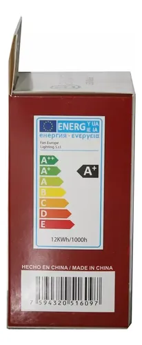 Bombillo Bulbo Led 12w 100-240v 720lm W Luz Fria Blanco Frío