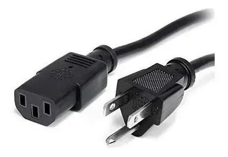 Cable De Corriente Energia Pc Cpu Tv Computadora Monitor Ups