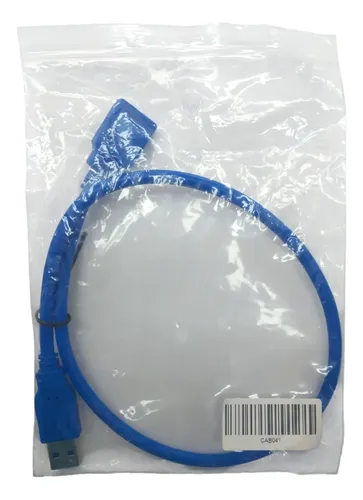 Cable Usb Extension 0.5 M Usb 3.0 Azul Macho Hembra Azul